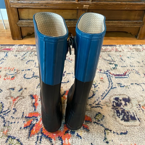 Women’s Color Block Hunter Boots Size 37 - Picture 2 of 6